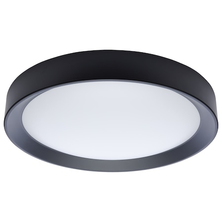 Nuvo Selene - 17 Inch LED Flush Mount - CCT Selectable - Black Finish 62/1698